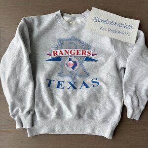 Vintage Texas Rangers Baseball Sweatshirt, Retro 90s MLB Texas Rangers Shirt Tee